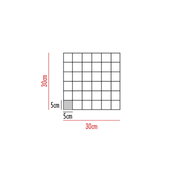 Mozaiek Neutra Antracite 5x5 - afbeelding 2