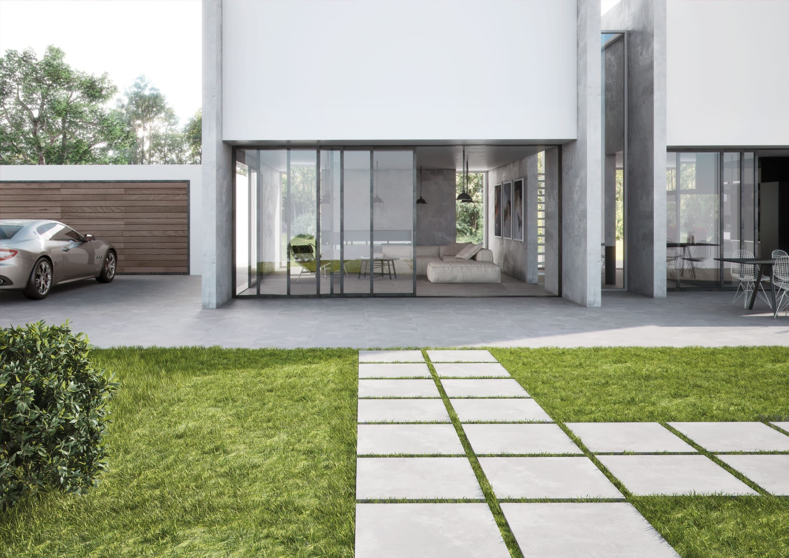 Terrastegel Nexus Pearl 60x60 rett 20mm - afbeelding 2