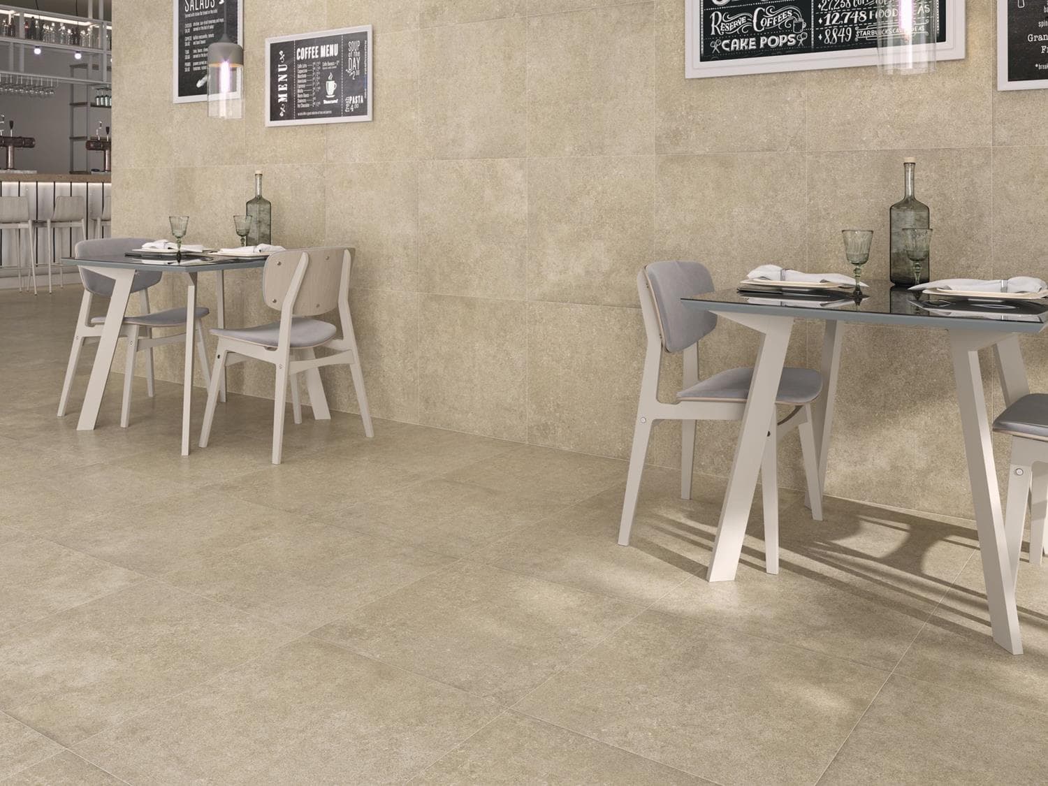 Pierre Ozone Taupe 60x60 rett - afbeelding 2