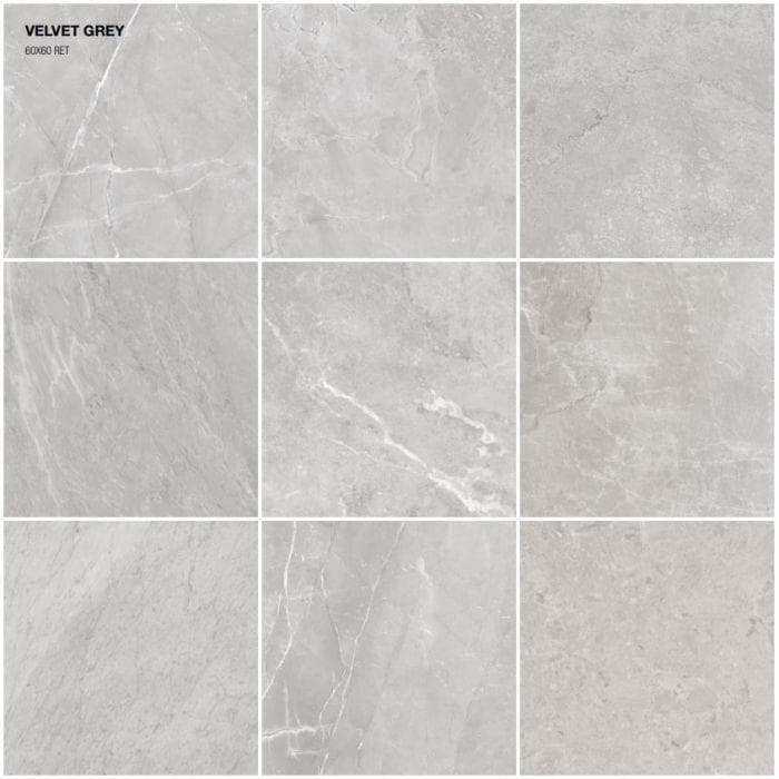 Velvet Grey 60x60 rett - afbeelding 4