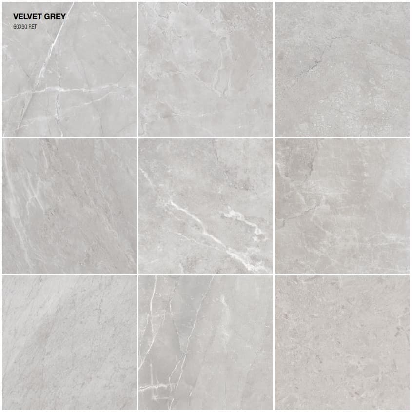 Velvet Grey 60x60 rett - afbeelding 3