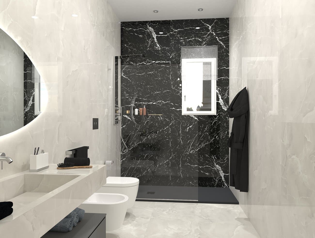 Fap Roma Gold Onice Neve gepolijst 120x120 rett - afbeelding 3