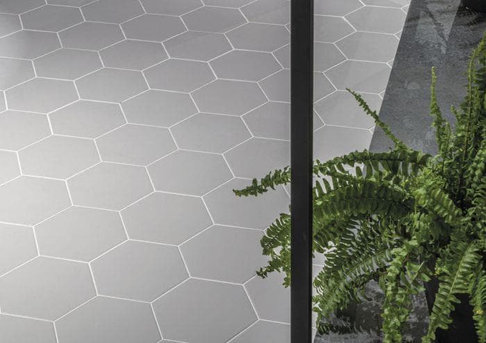 Hexagon Timeless Grey mat 15x17 - afbeelding 3