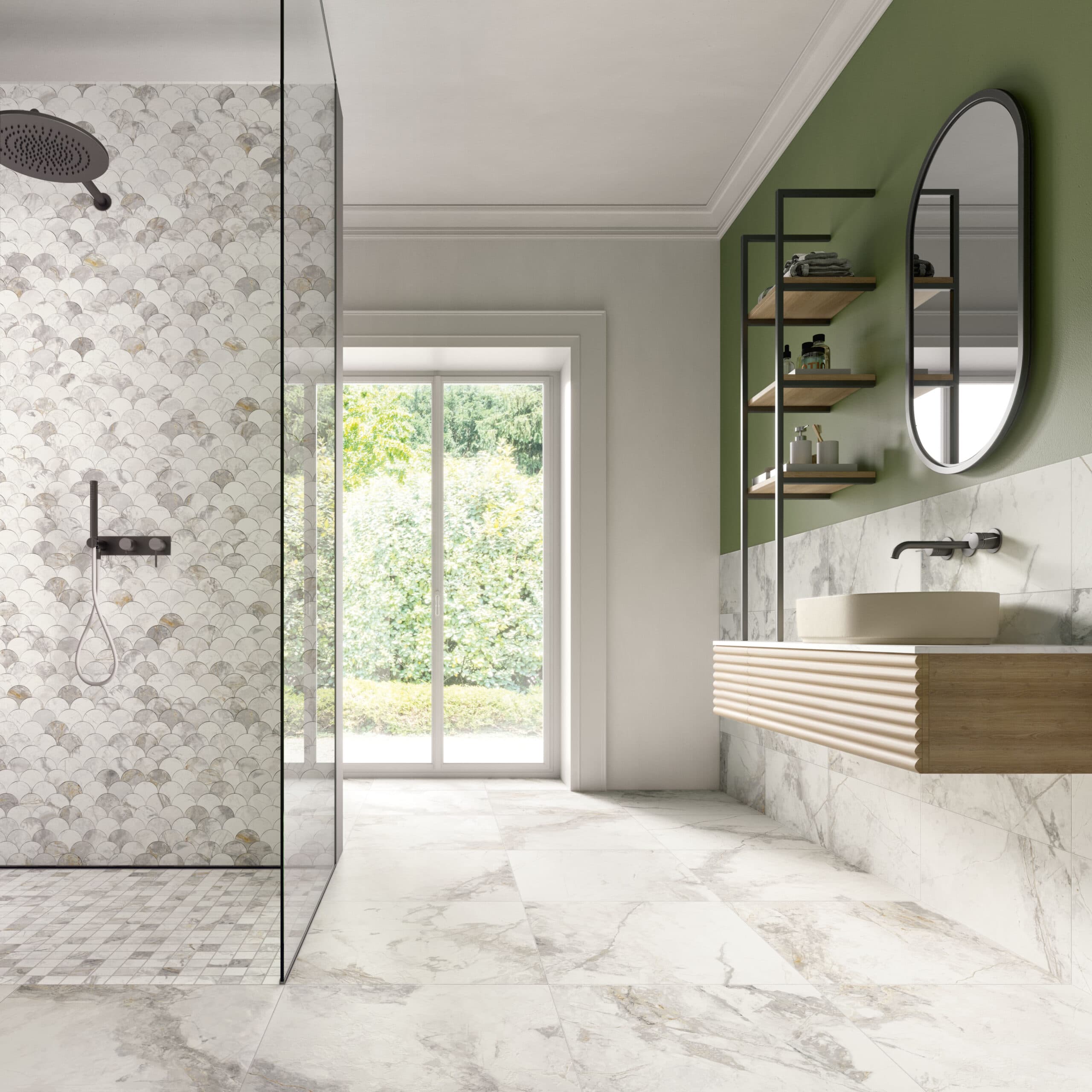 Golden Age White 60x60 rett - afbeelding 4