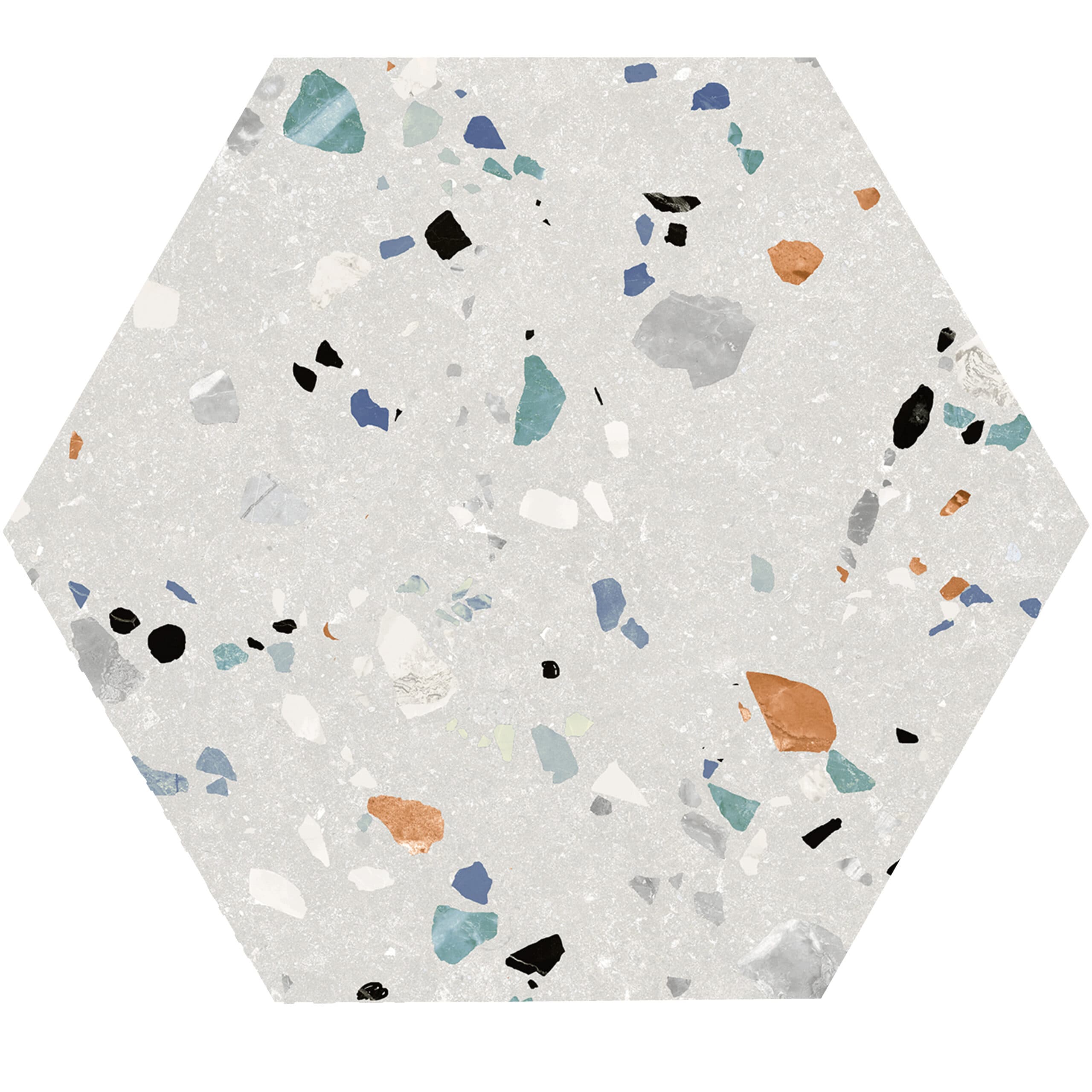 Gobi Bianco hexagon 20x24