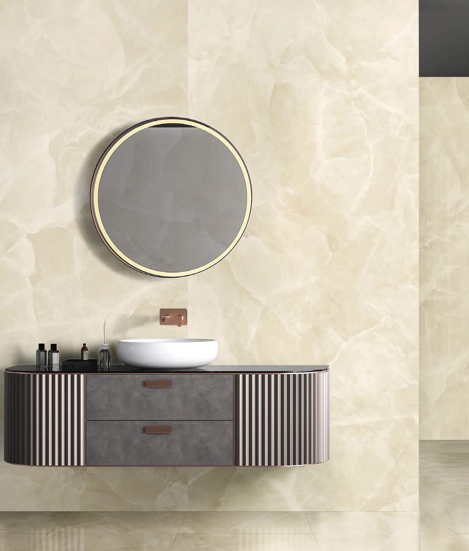 Onyx Ivory pulido 120x270 rett - afbeelding 2