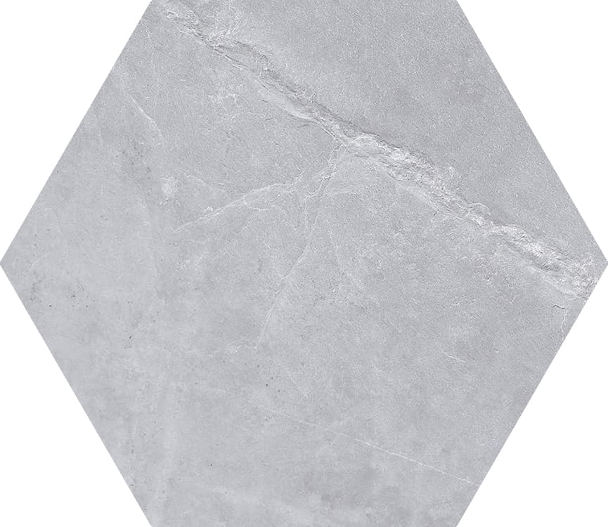 Hexagon Statale Pearl 15x17