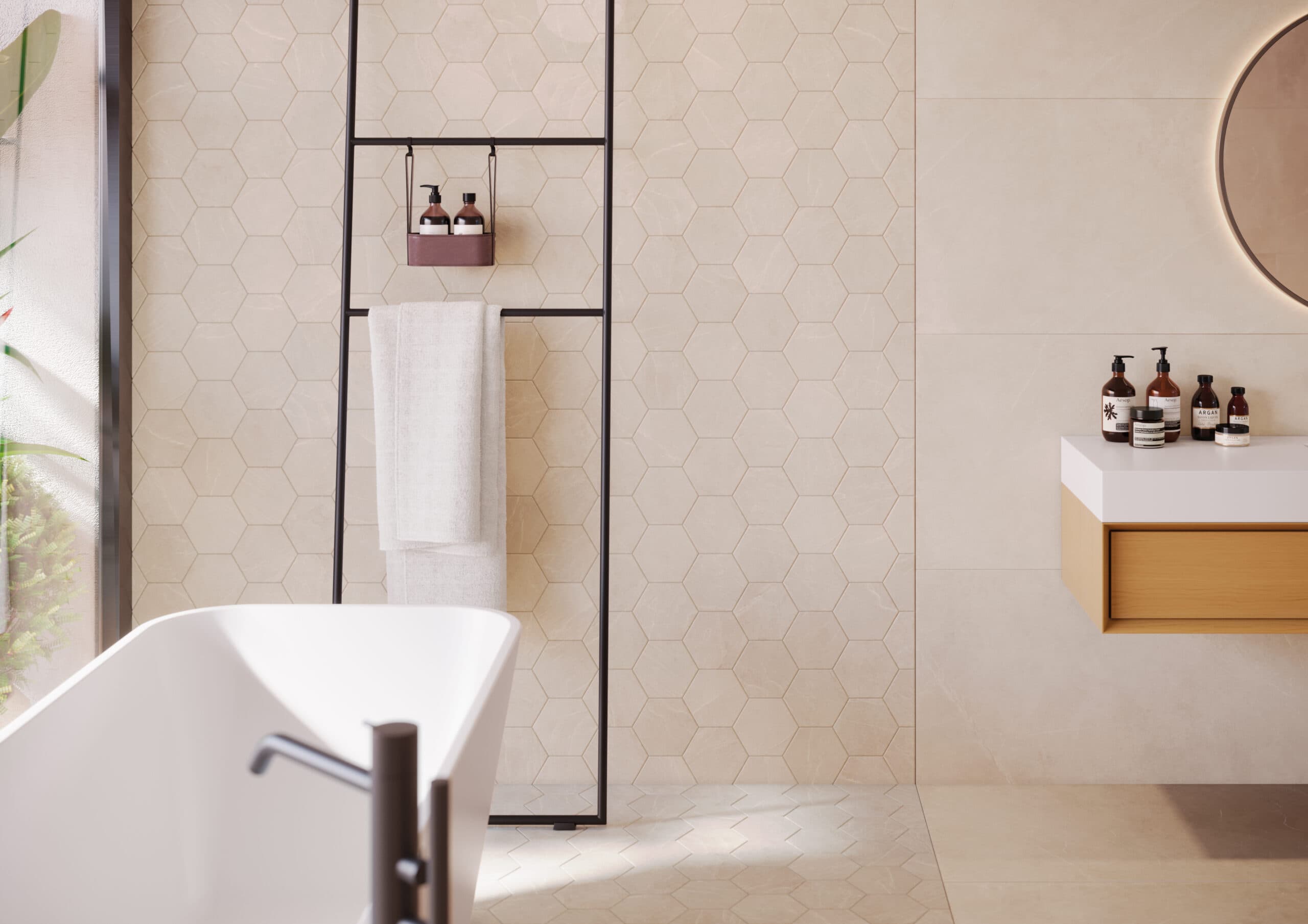 Hexagon Statale Sand 15x17 - afbeelding 2