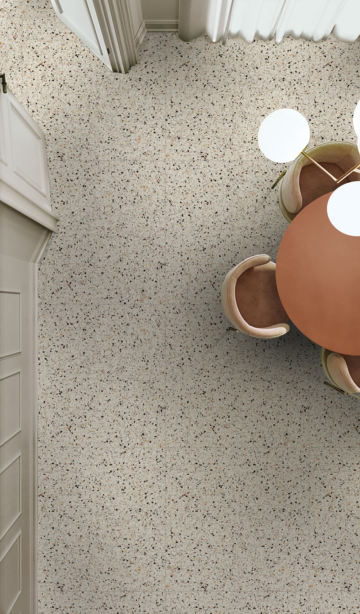 Medley terrazzo Cream 60x60 rett - afbeelding 2