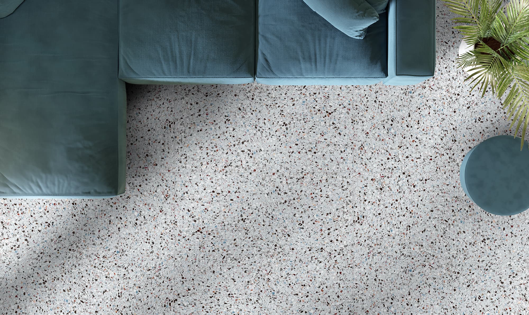 Medley terrazzo Sugar 60x60 rett - afbeelding 2