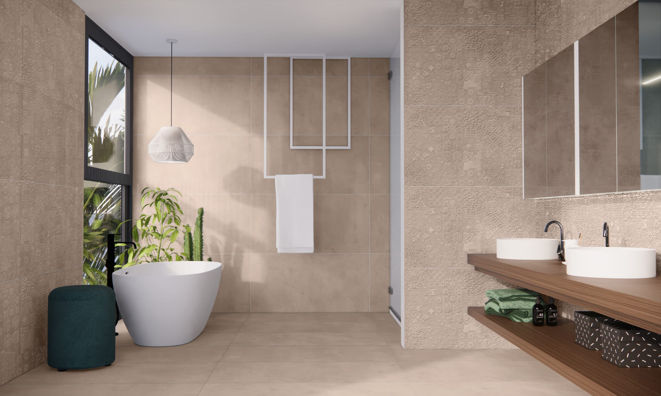Beton Cire Bercy Terra 60x120 rett - afbeelding 2
