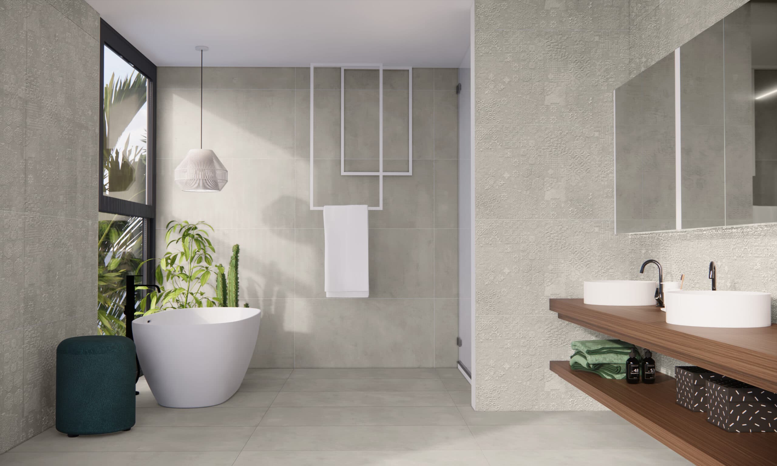 Beton Cire Bercy Nude 60x120 rett - afbeelding 4