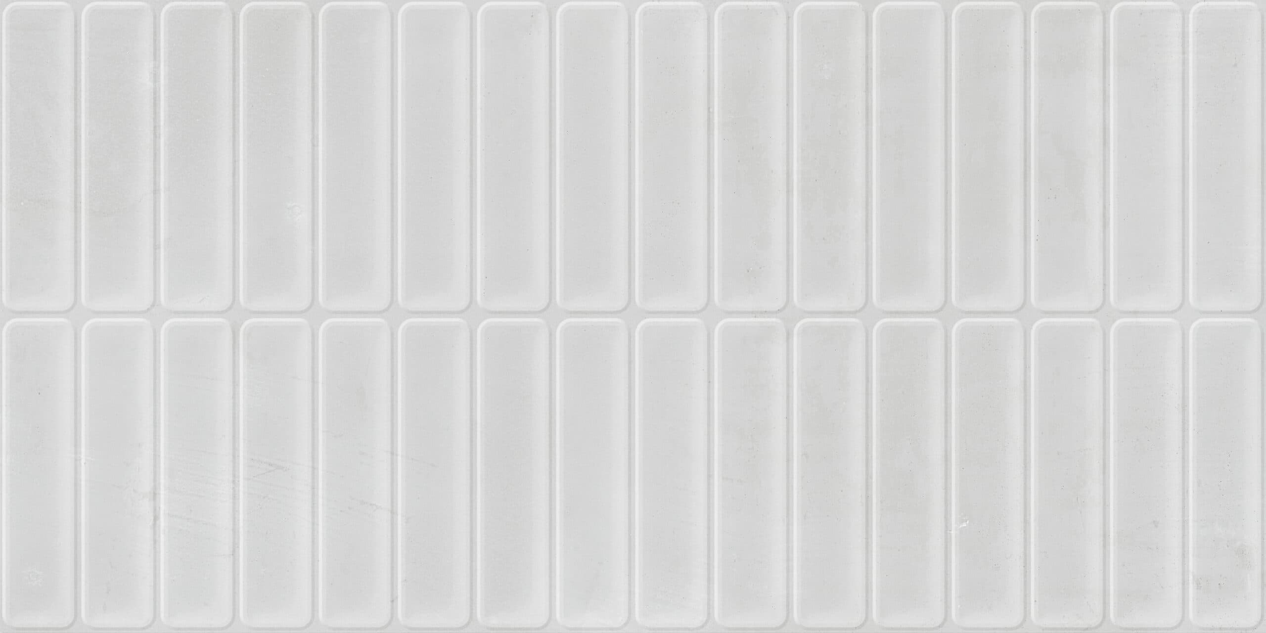 Beton Cire Bercy Bianco relieve wandtegel 60x120 rett