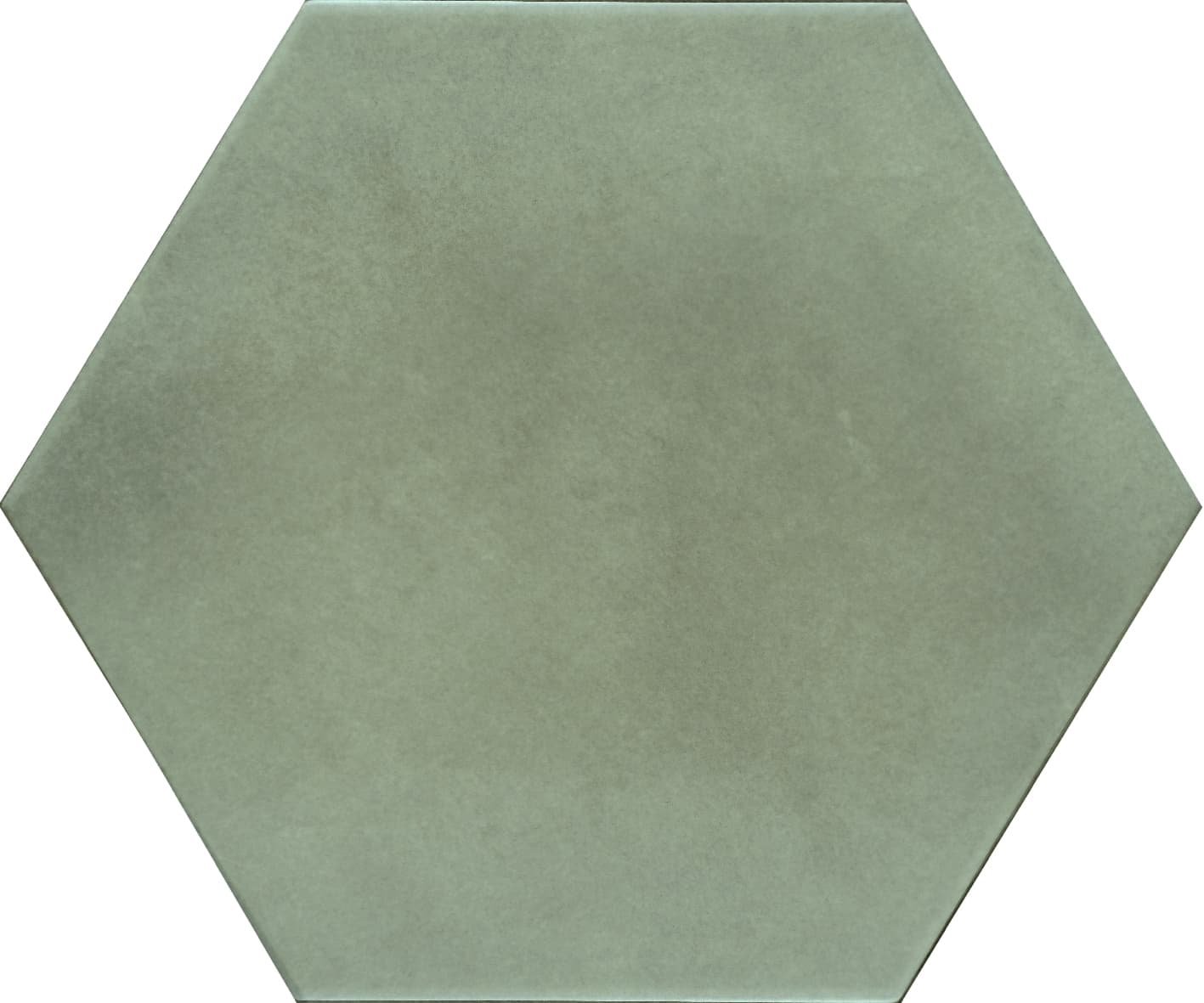 Beton Cire Bercy Salvia hexagon 20x24