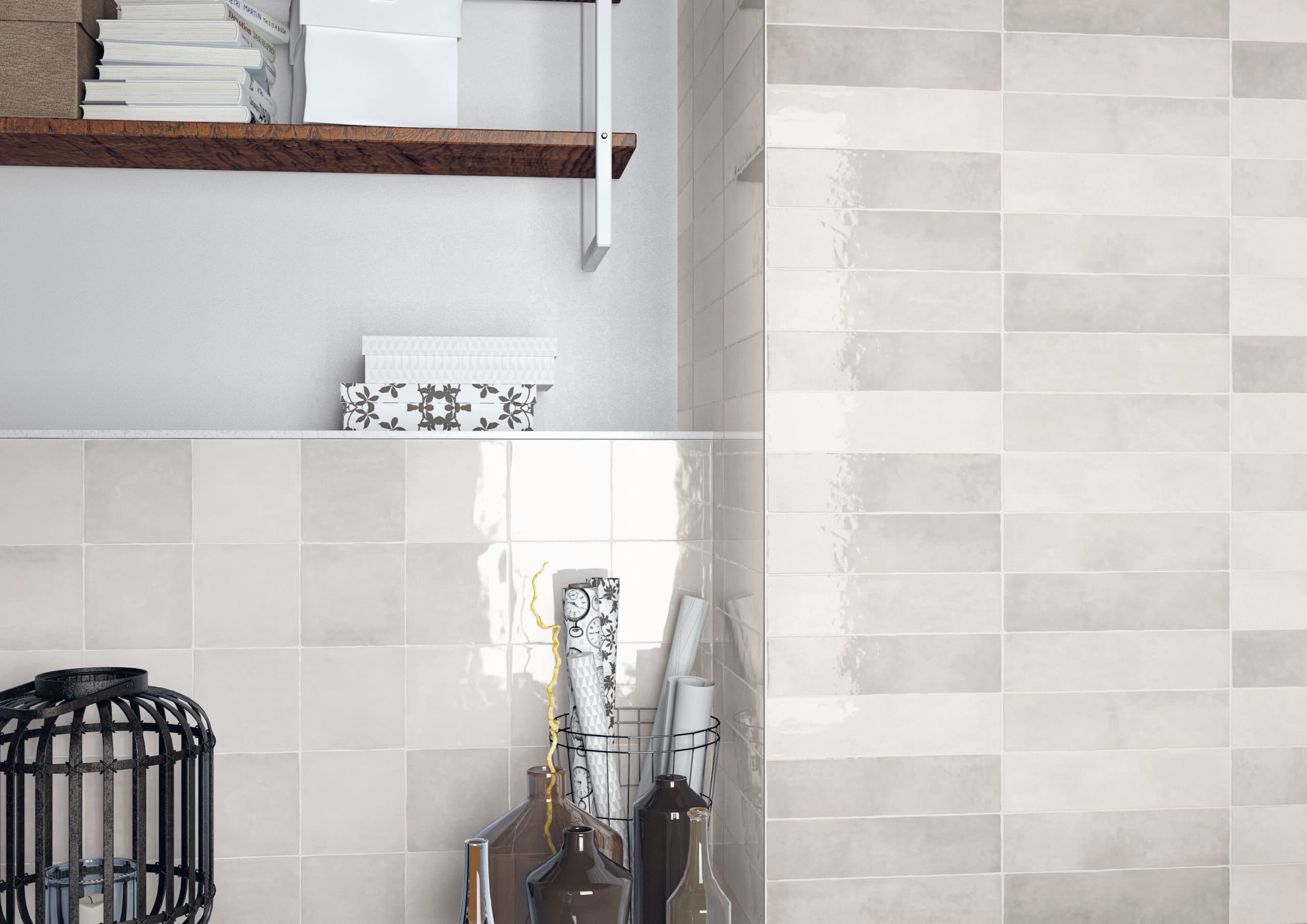 Moos White handvorm 6,5x26 glans - afbeelding 2