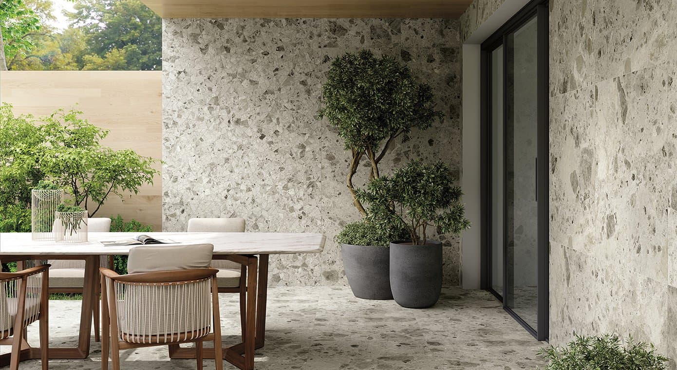 Nativa Grey zijde glans 80x80 rett - afbeelding 2