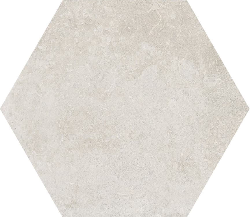 Hexagon Midtown Cream R10 N-Plus 15x17