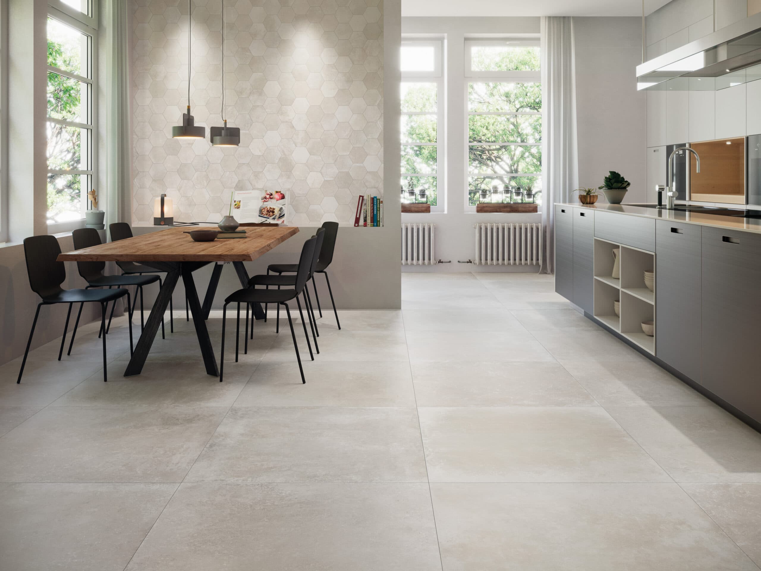 Hexagon Midtown Cream R10 N-Plus 15x17 - afbeelding 3