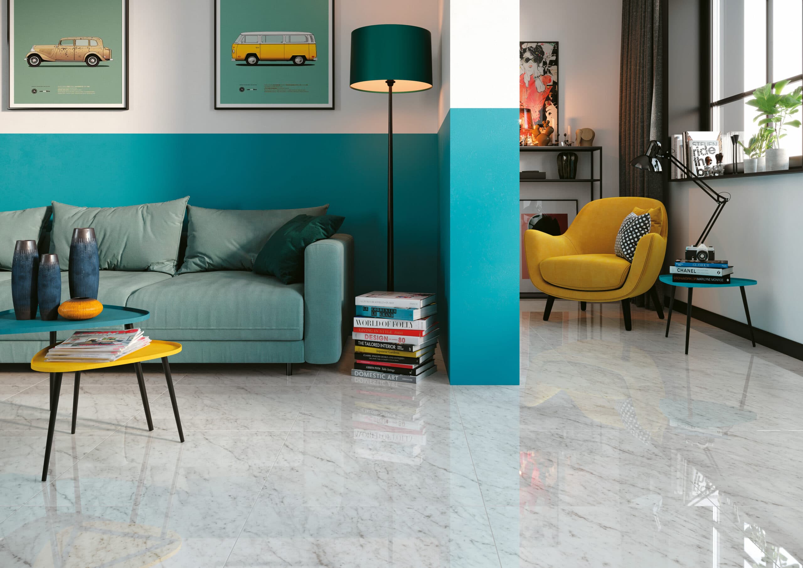 Exigo Carrara gepolijst 60x60 rett - afbeelding 3