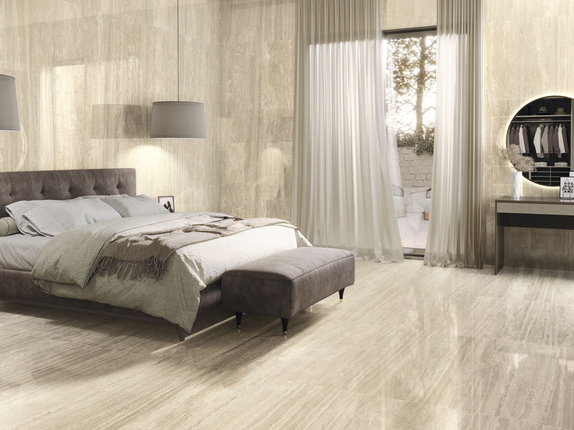Venice Miele gepolijst 120x260 rett - afbeelding 2