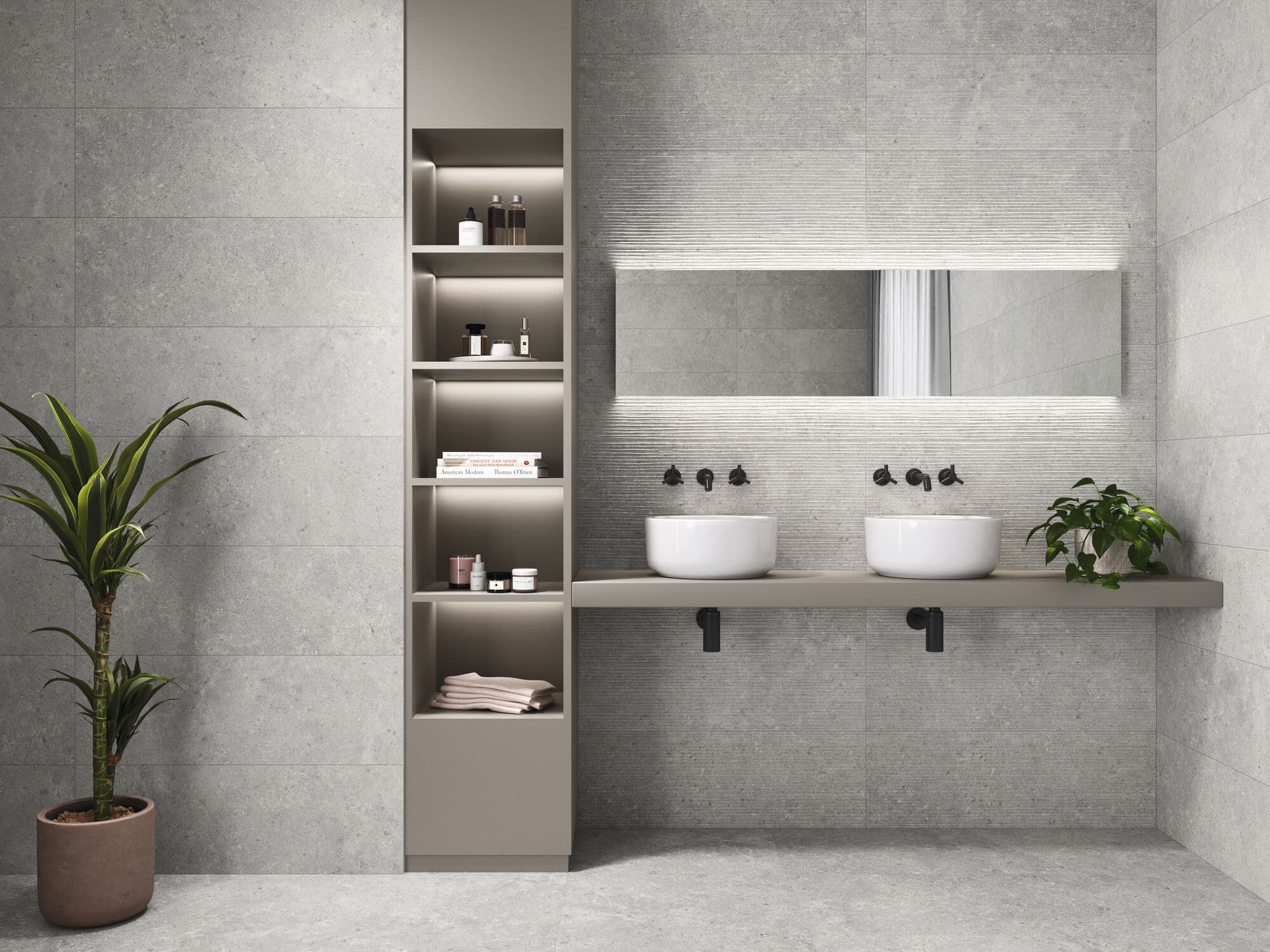 Stoneland Pearl Wattle decor wandtegel 30x90 rett - afbeelding 3