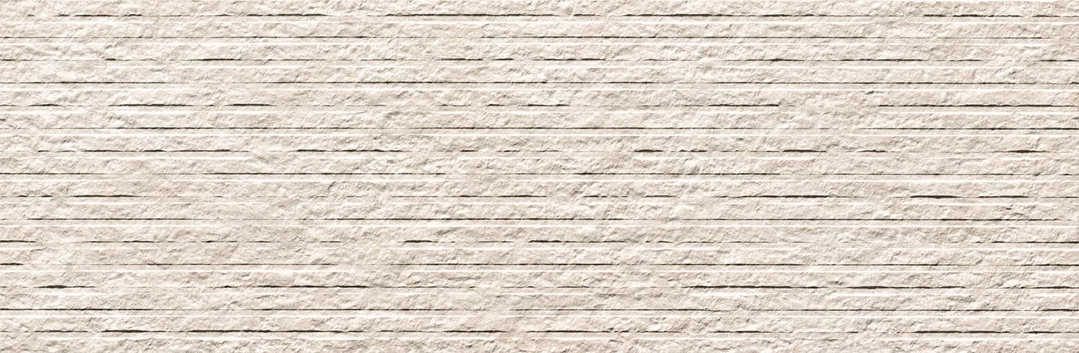 Nobu White wandtegel row 25x75 rett