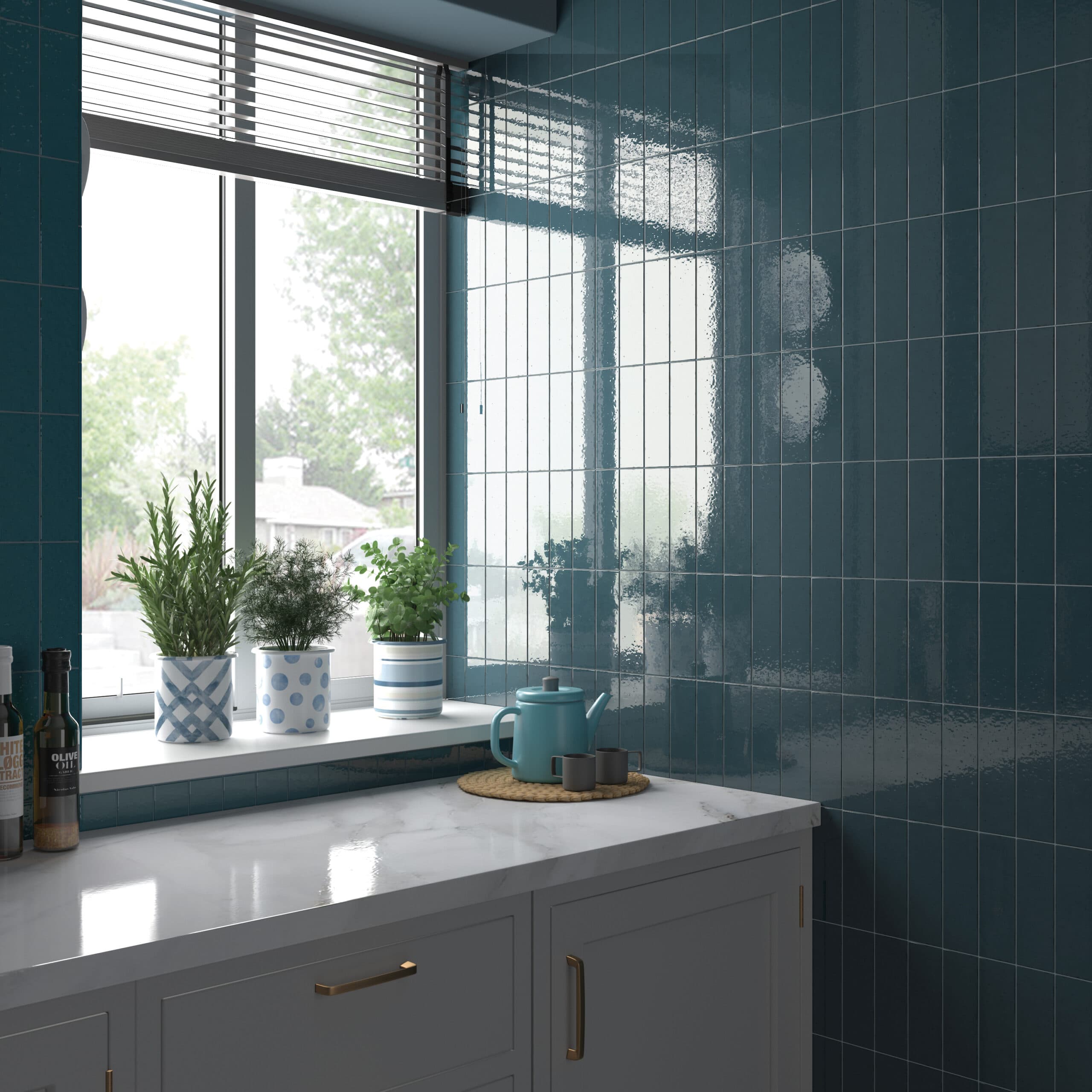 Kalma Deep Blue 6x18,6 glans - afbeelding 7